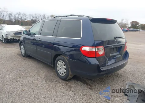 2005 Honda Odyssey Lx из США, поврежденный, VIN 5FNRL38265B083108